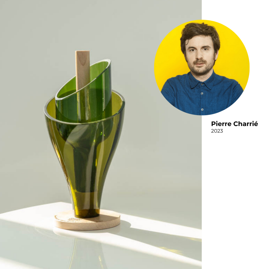 Trophée concu par Pierre CHariié pour les Verallia Design Awards