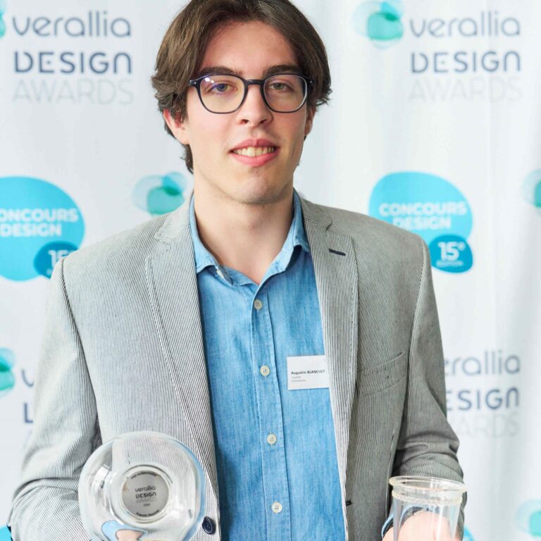 Augustin Blanchet lauréat Verallia Design Awards