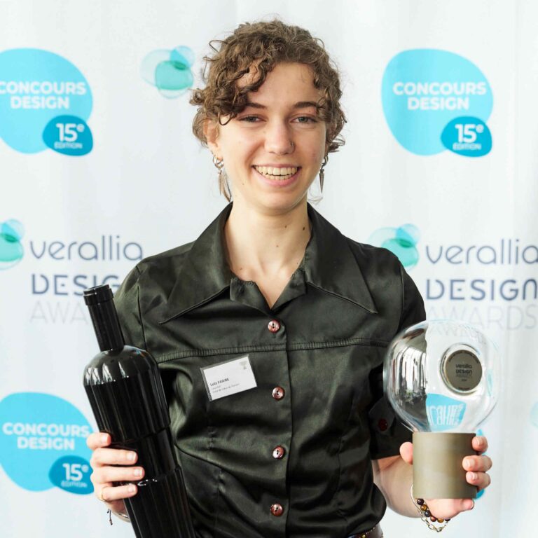 Lola	Faivre
lauréat Verallia Design Awards