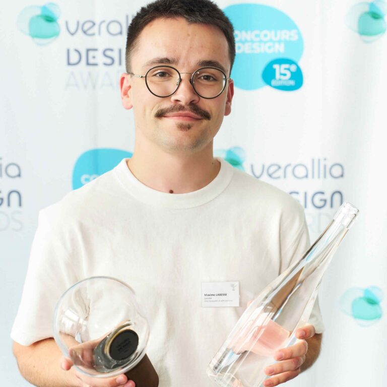 Maxime Labesse lauréat Verallia Design Awards